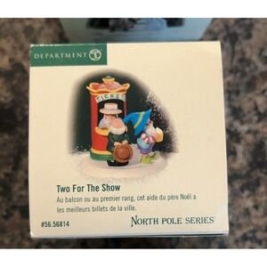 Vintage Department 56 North Pole " Two for the snow" item 56814